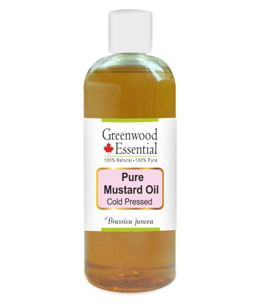     			Greenwood Essential Pure Mustard   Carrier Oil 200 mL