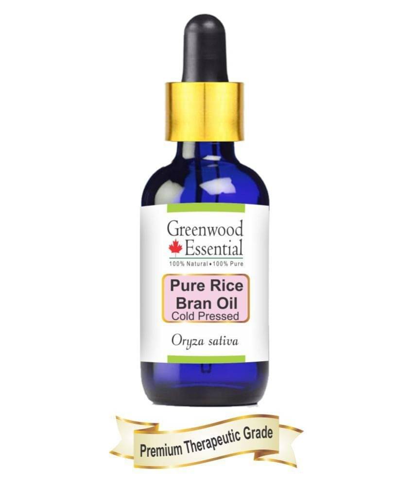     			Greenwood Essential Pure Rice Bran   Carrier Oil 100 ml