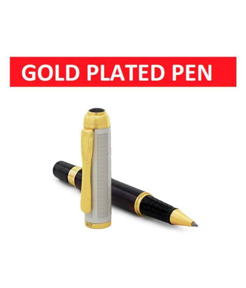 Hayman 24 CT Gold Plated Roller Ball Pen With Box(P-49) Hayman 24 CT Gold Plated Roller Ball Pen With Box(P-49)