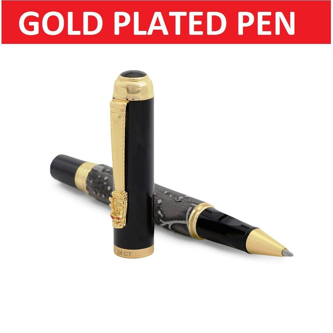 Hayman Dikwen 24 CT Gold Plated Roller Ball Pen With Box