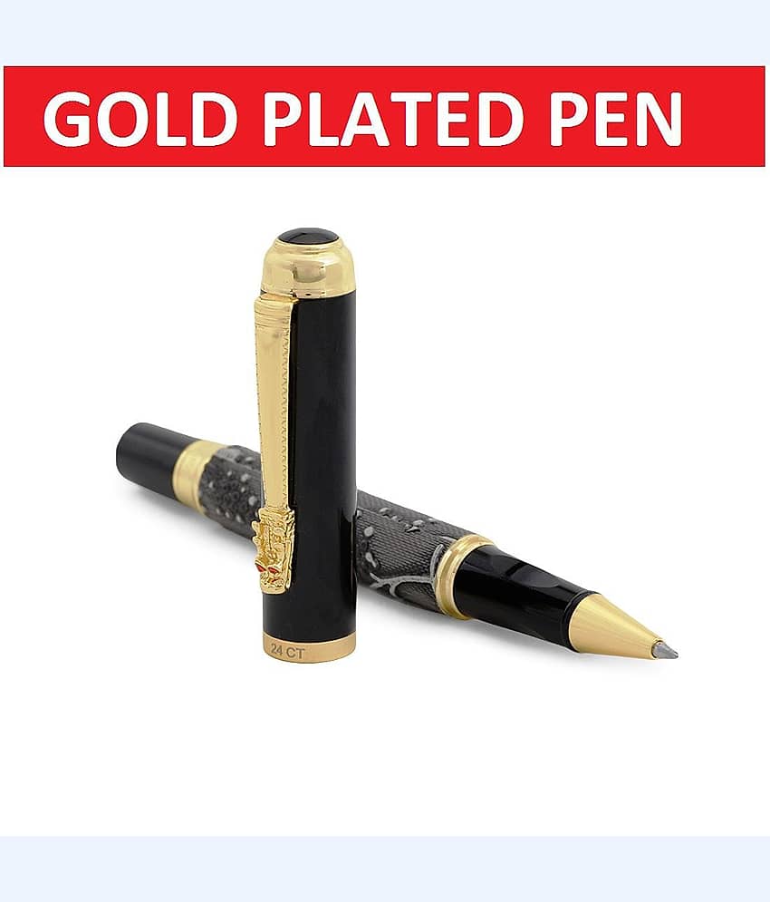Hayman Dikwen 24 CT Gold Plated Roller Ball Pen With Box - Stationery | Buy online on ZillyBuy