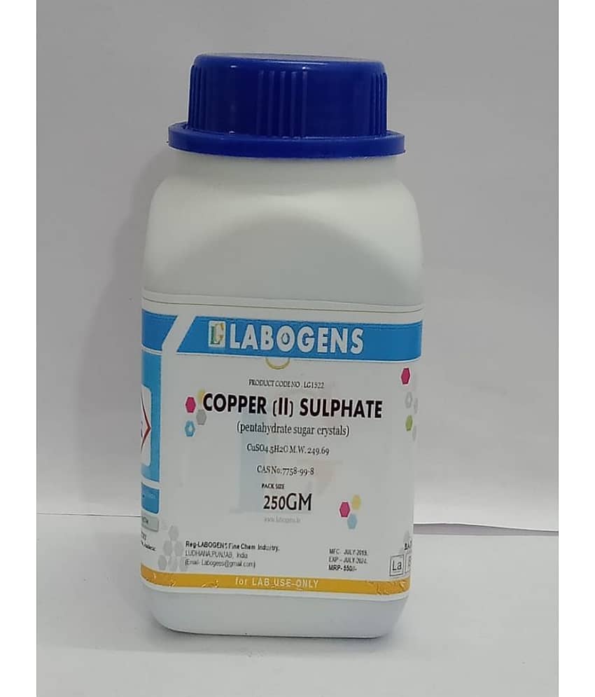 LABOGENS COPPER (II) SULPHATE Extra Pure 250GM - Stationery | Buy online on ZillyBuy