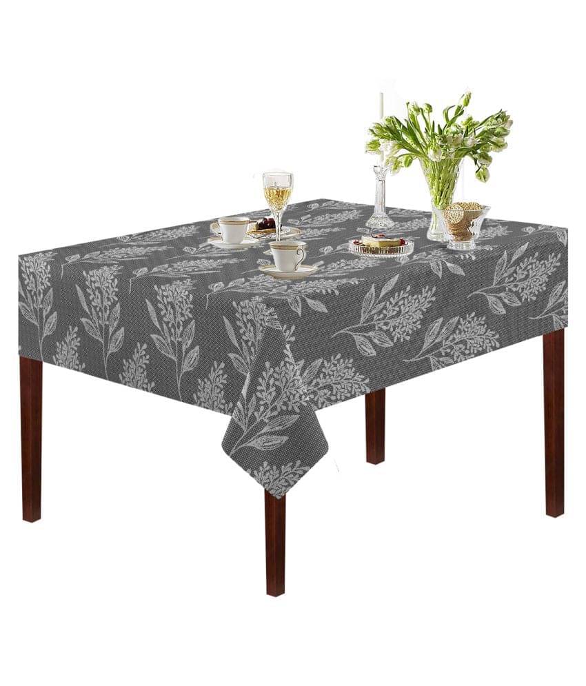     			Oasis Hometex - Light Grey Cotton Table Cover (Pack of 1)