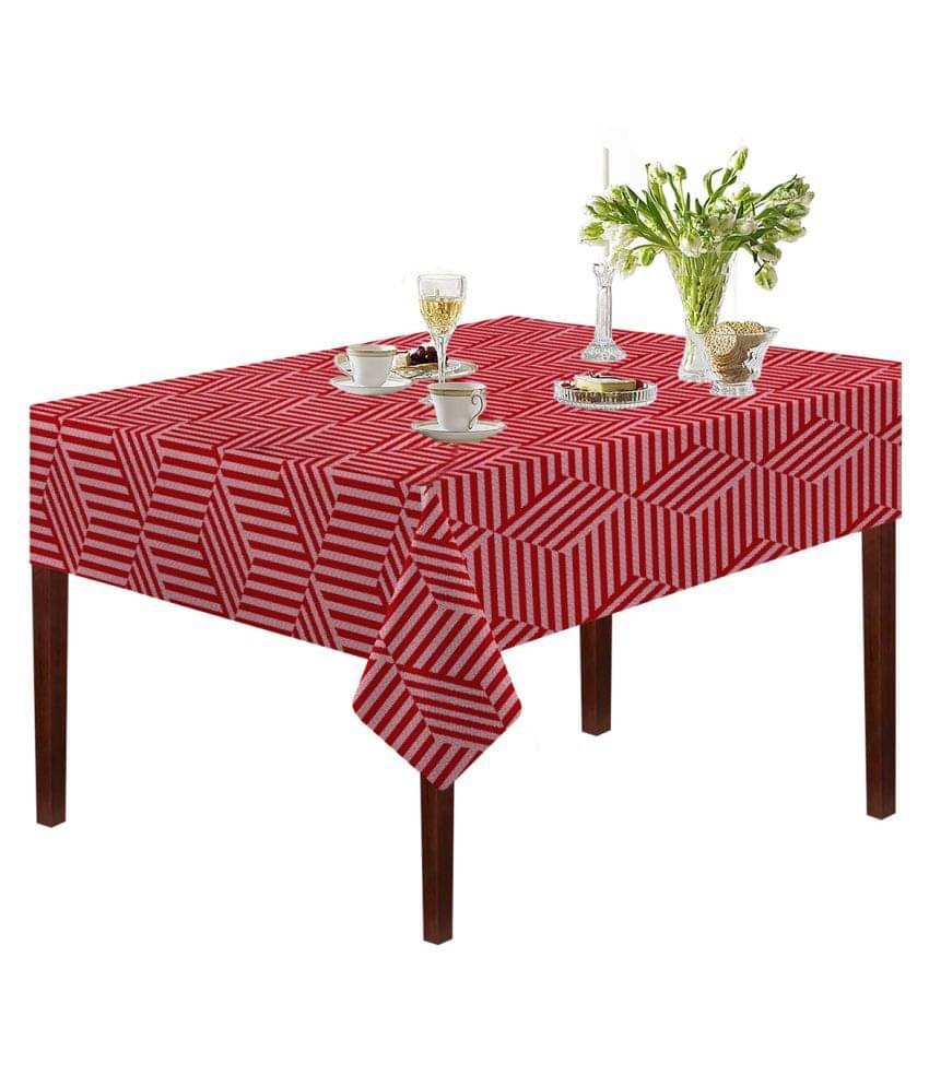 Oasis Hometex - Multicolor Cotton Table Cover (Pack of 1)     			Oasis Hometex - Multicolor Cotton Table Cover (Pack of 1)