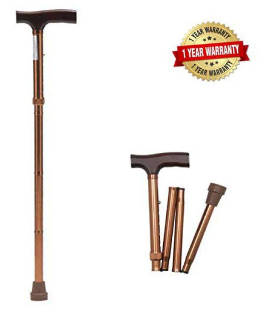     			Mcp Jindal 4 Folding Sections Folding Walking Stick Aluminium Walking Sticks