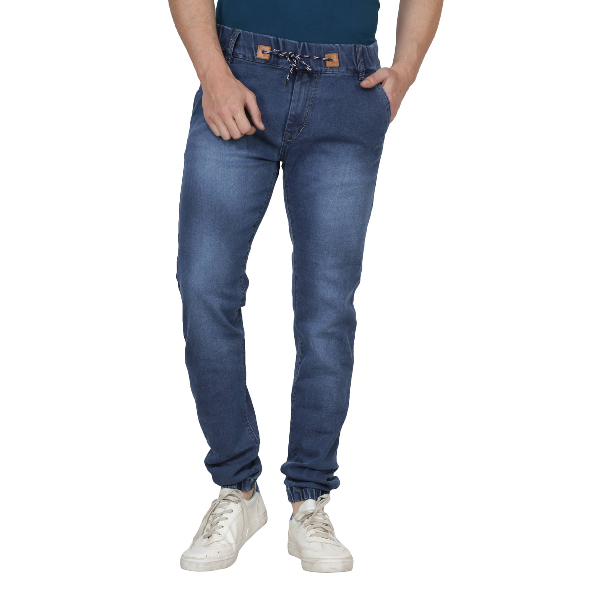 ZAYSH Blue Regular Fit Jeans     			ZAYSH Blue Regular Fit Jeans