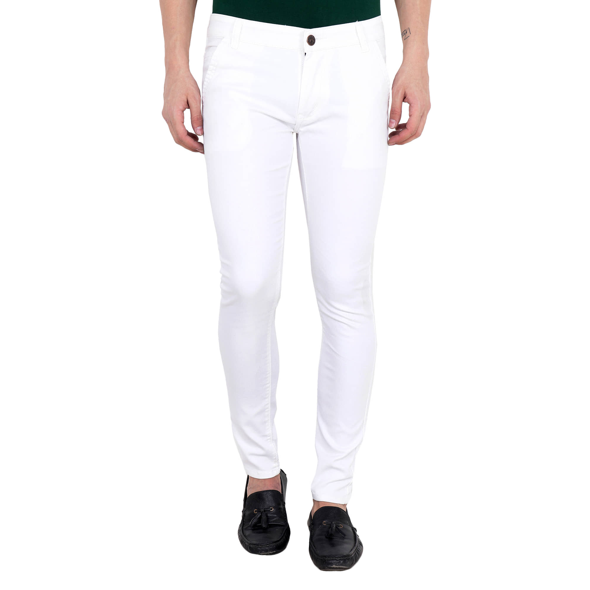 ZAYSH White Regular Fit Jeans - Jeans | Buy online on ZillyBuy