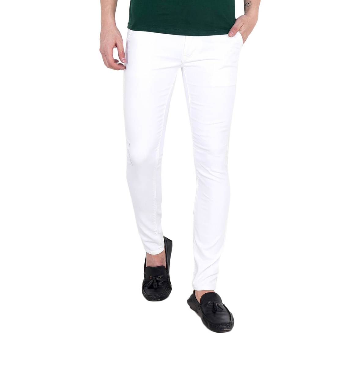 ZAYSH White Regular Fit Jeans ZAYSH White Regular Fit Jeans