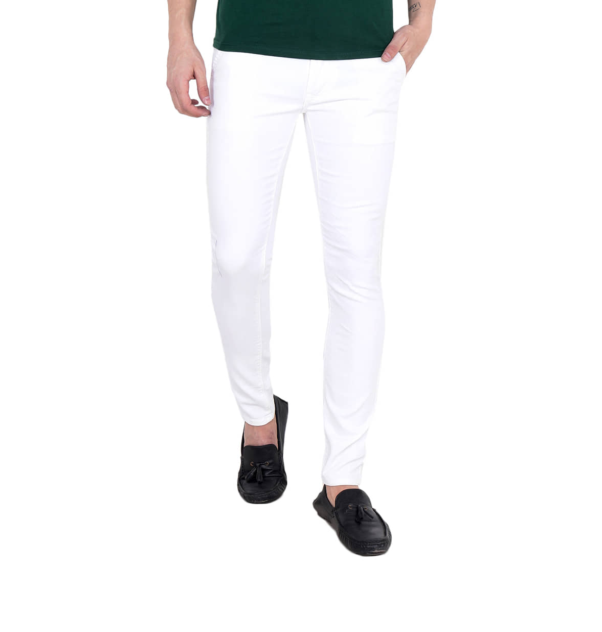 ZAYSH White Regular Fit Jeans - Jeans | Buy online on ZillyBuy