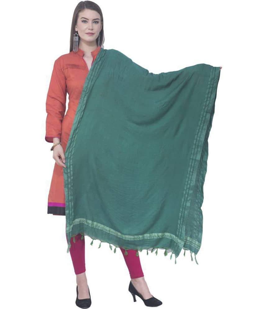 A R Silk Green Cotton Dupatta - Dupattas & Shawls | Buy online on ZillyBuy