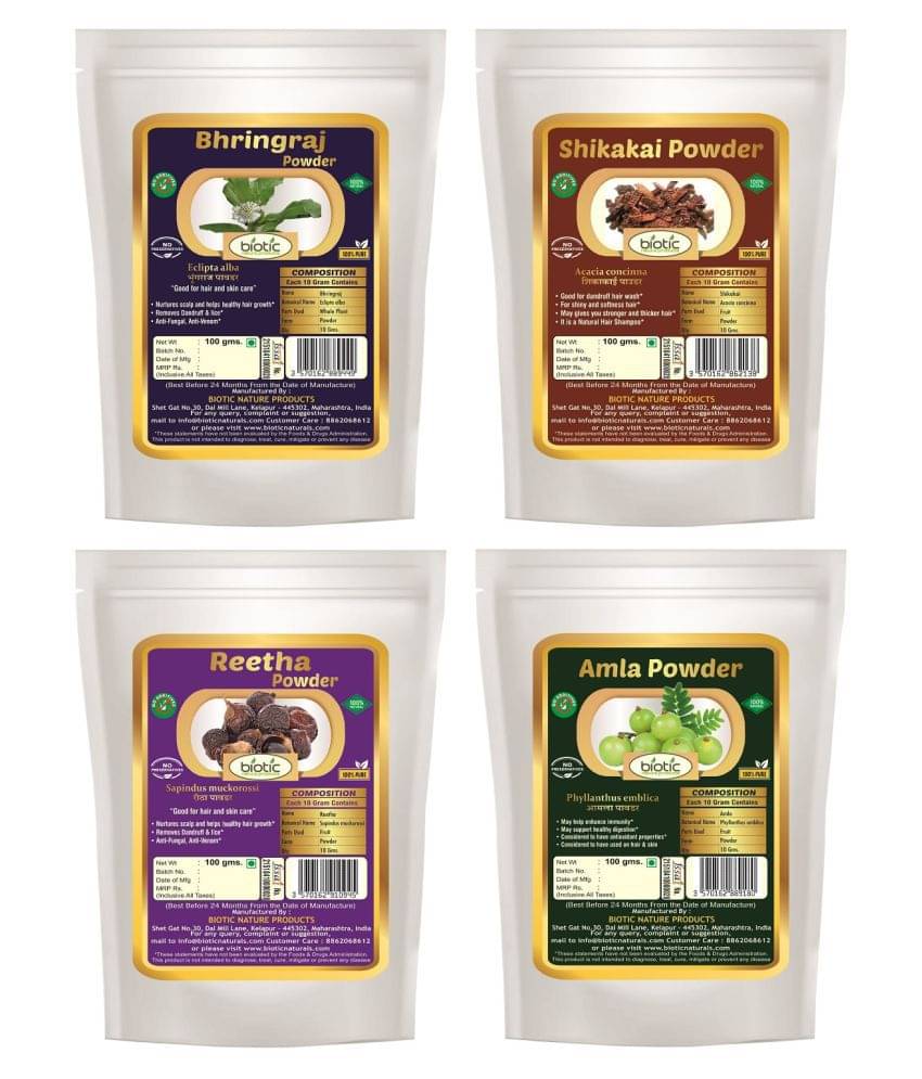     			Biotic - Deep Repair Hair Mask For Damaged Hair (Pack of 4)