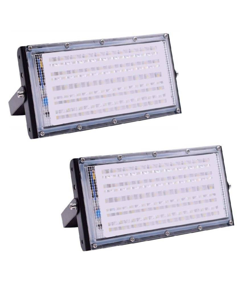 MLD LED 50watt Watts IP 66 Flood Light Cool Day Light - Pack of 2 MLD LED 50watt Watts IP 66 Flood Light Cool Day Light - Pack of 2