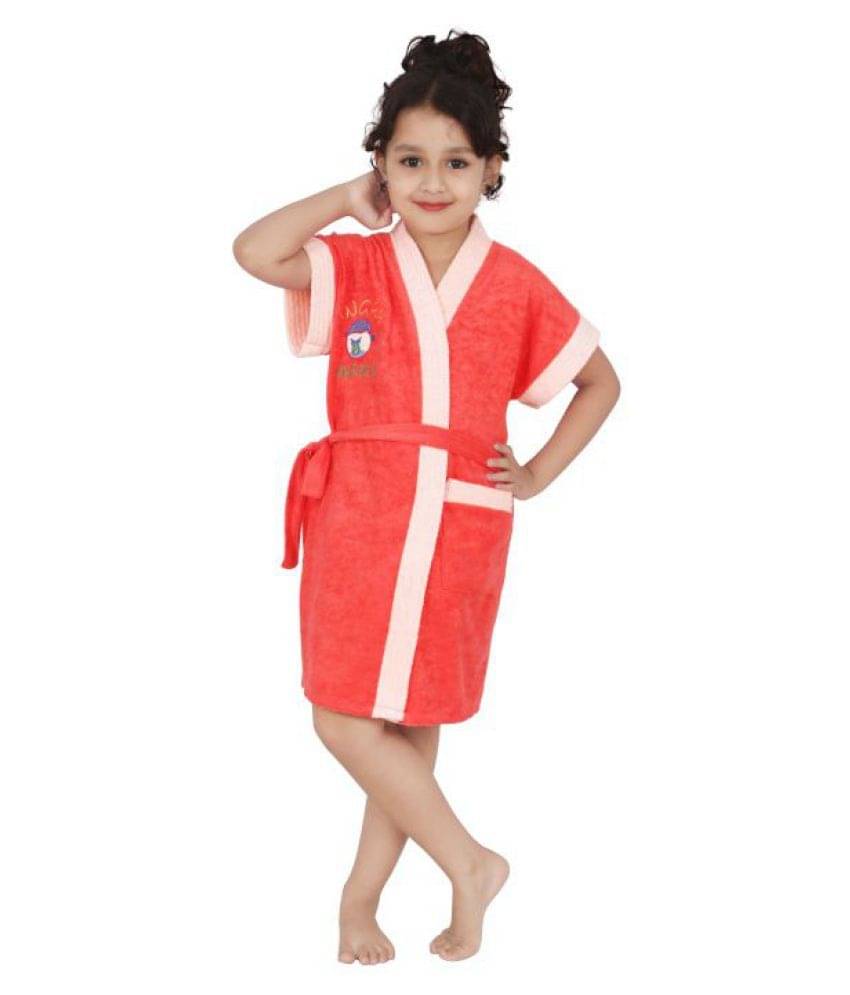     			superior Cotton Orange Bathrobes
