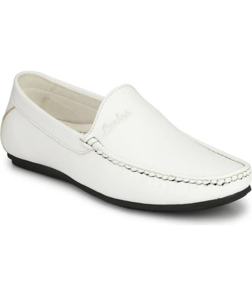 Fashion Victim White Loafers - Formal Shoes | Buy online on ZillyBuy