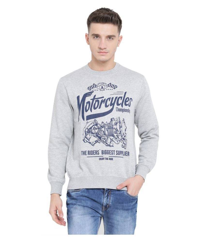     			AUSTIN WOOD Grey Sweatshirt