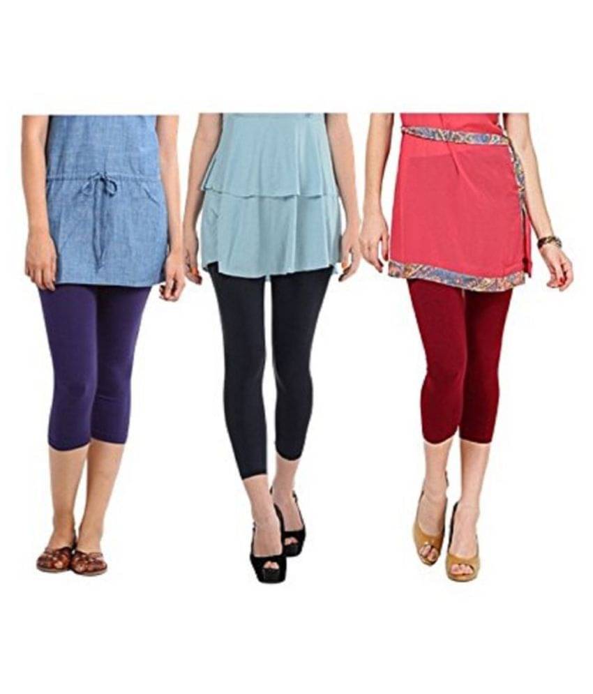     			FeelBlue Cotton Cut-Offs - Multi Color