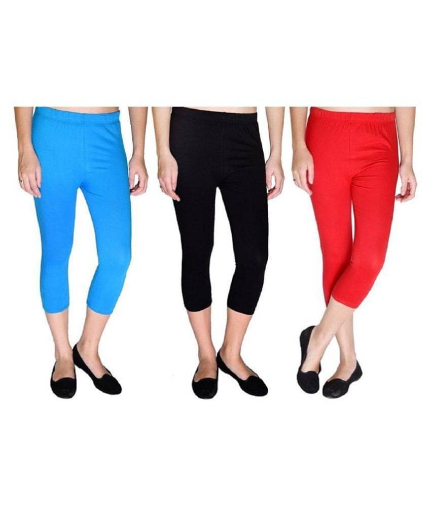     			FeelBlue Cotton Cut-Offs - Multi Color