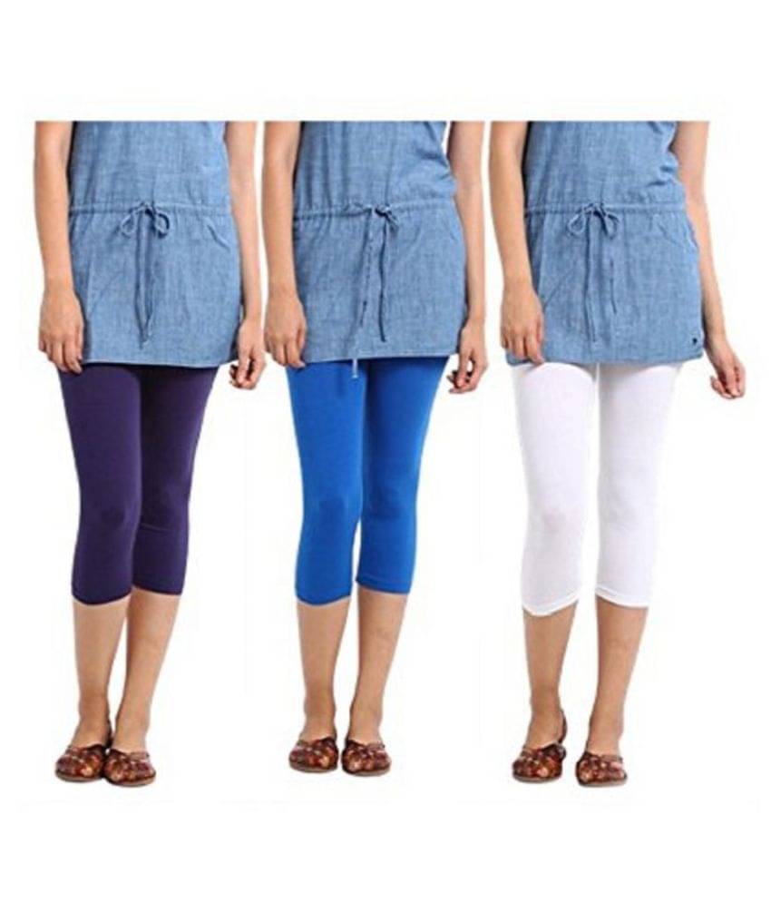     			FeelBlue Cotton Cut-Offs - Multi Color
