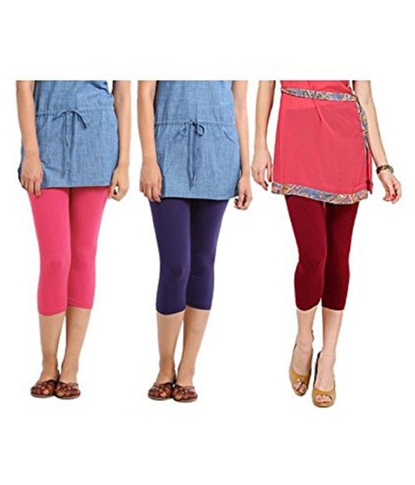     			FeelBlue Cotton Cut-Offs - Multi Color