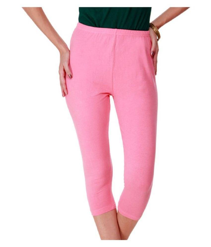     			FeelBlue Cotton Cut-Offs - Pink
