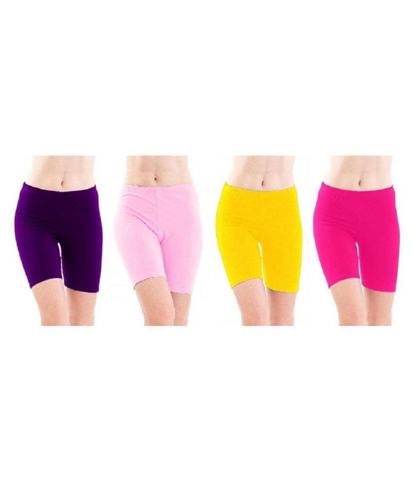     			FeelBlue Cotton Hot Pants - Multi Color