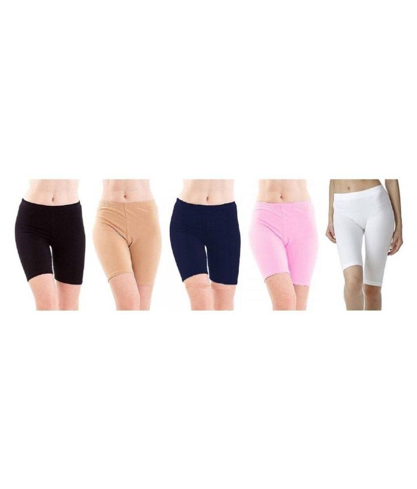     			FeelBlue Cotton Hot Pants - Multi Color