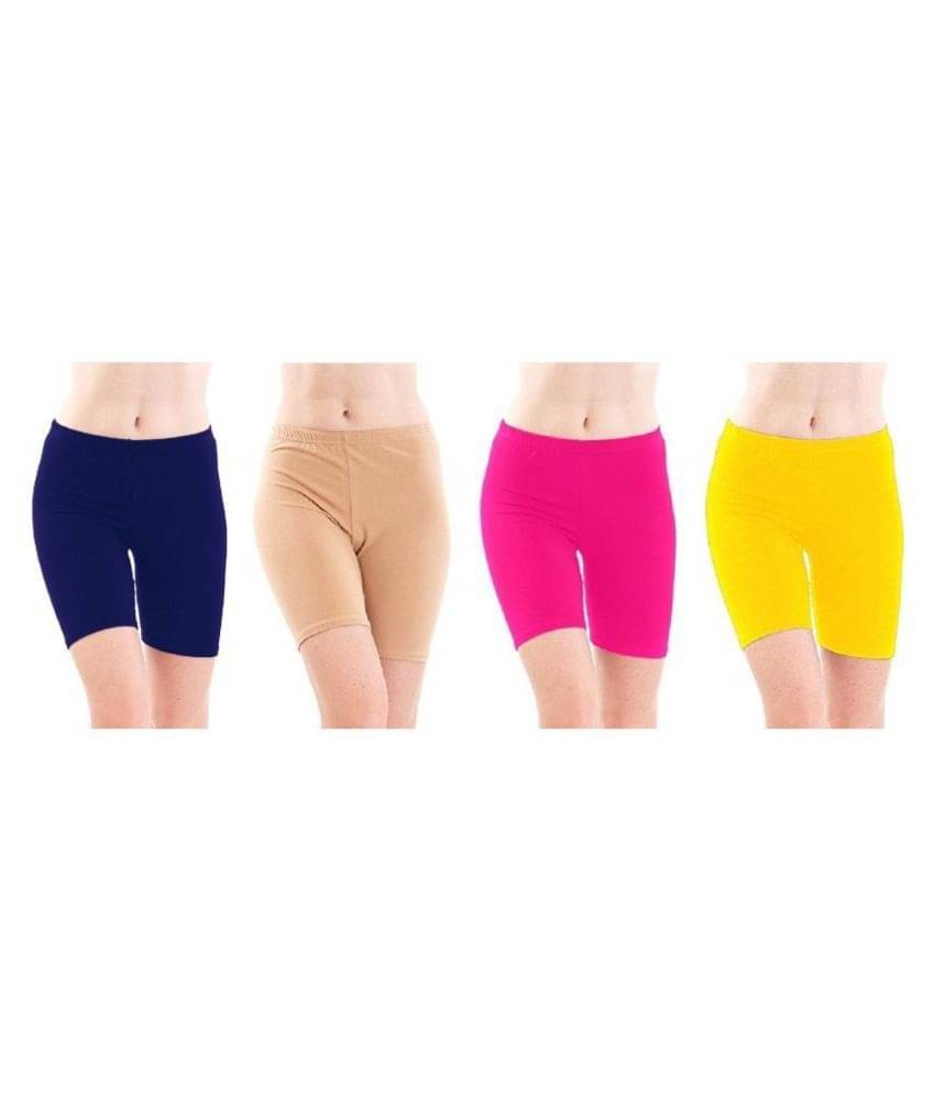     			FeelBlue Cotton Hot Pants - Multi Color
