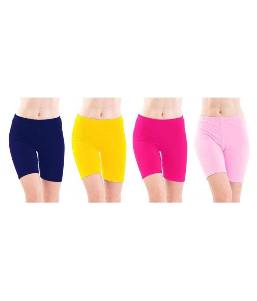     			FeelBlue Cotton Hot Pants - Multi Color