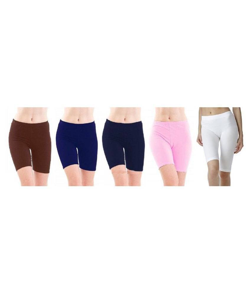     			FeelBlue Cotton Hot Pants - Multi Color
