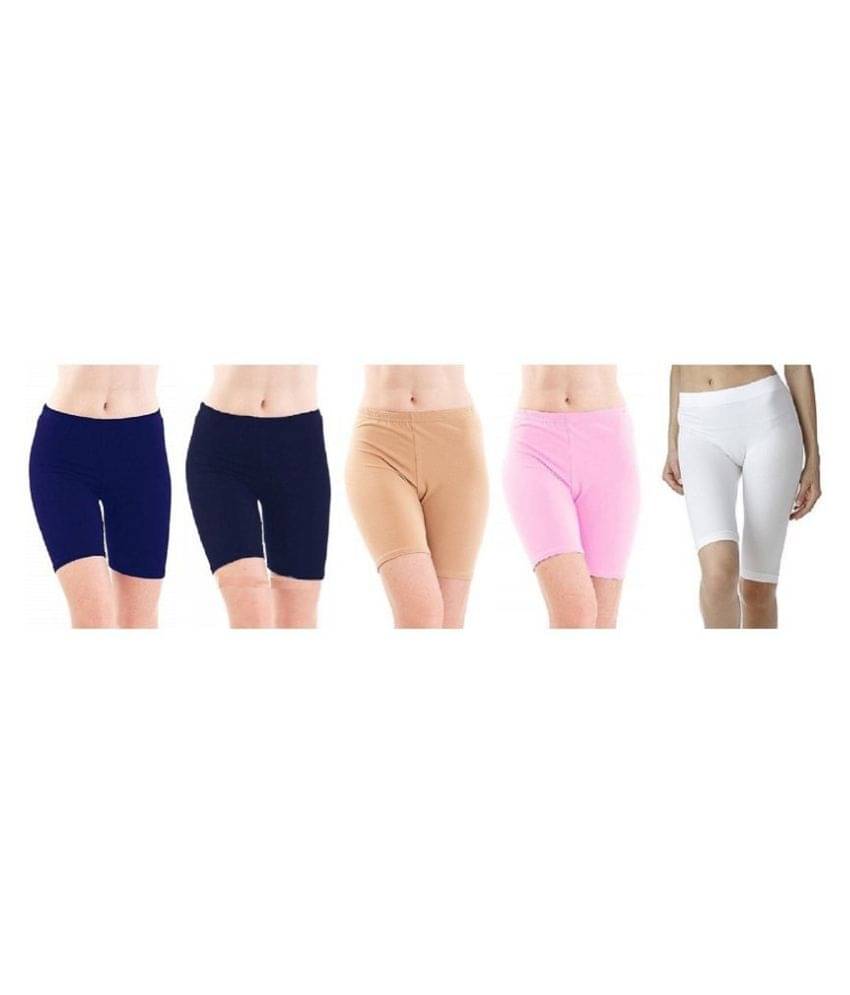     			FeelBlue Cotton Hot Pants - Multi Color