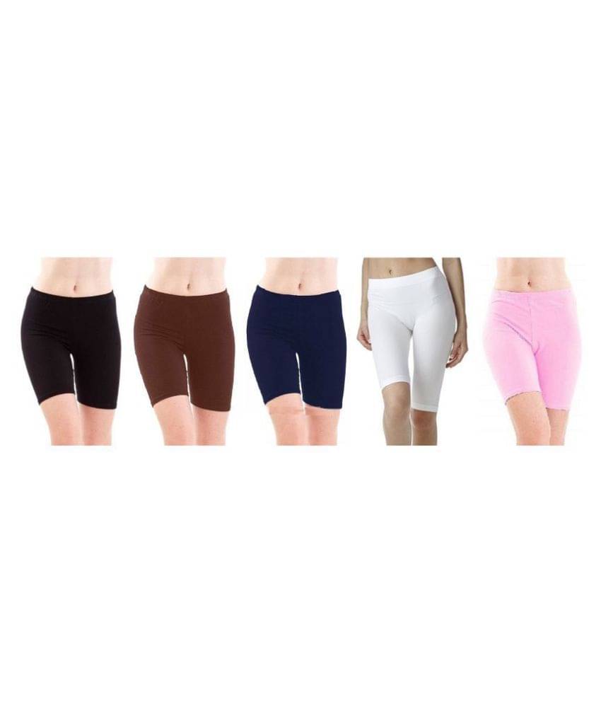     			FeelBlue Cotton Hot Pants - Multi Color