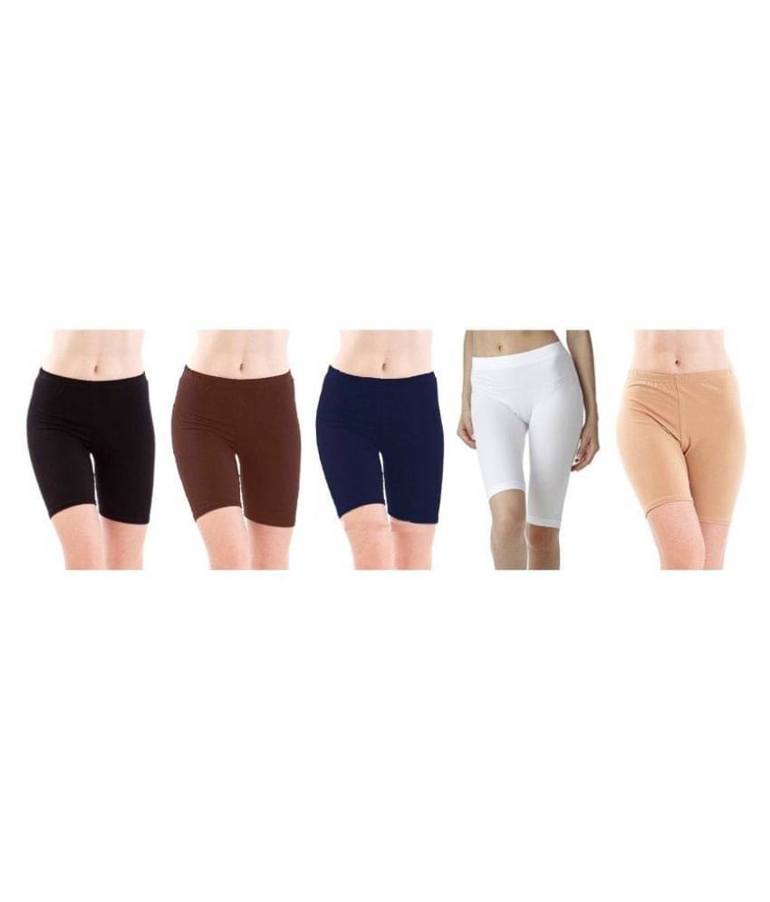     			FeelBlue Cotton Hot Pants - Multi Color