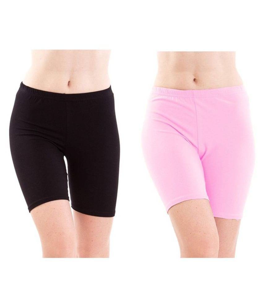     			FeelBlue Cotton Hot Pants - Multi Color