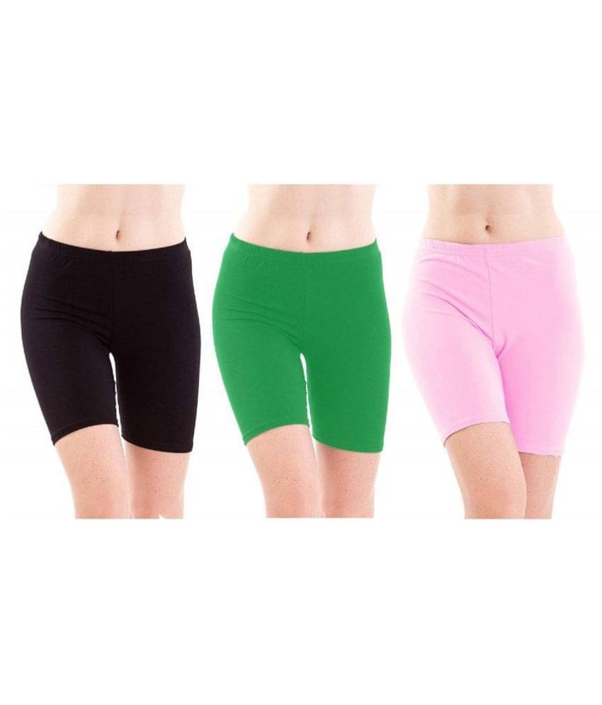     			FeelBlue Cotton Hot Pants - Multi Color