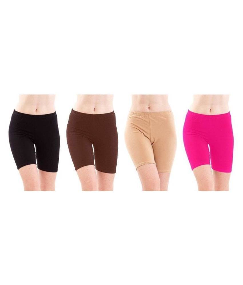     			FeelBlue Cotton Hot Pants - Multi Color
