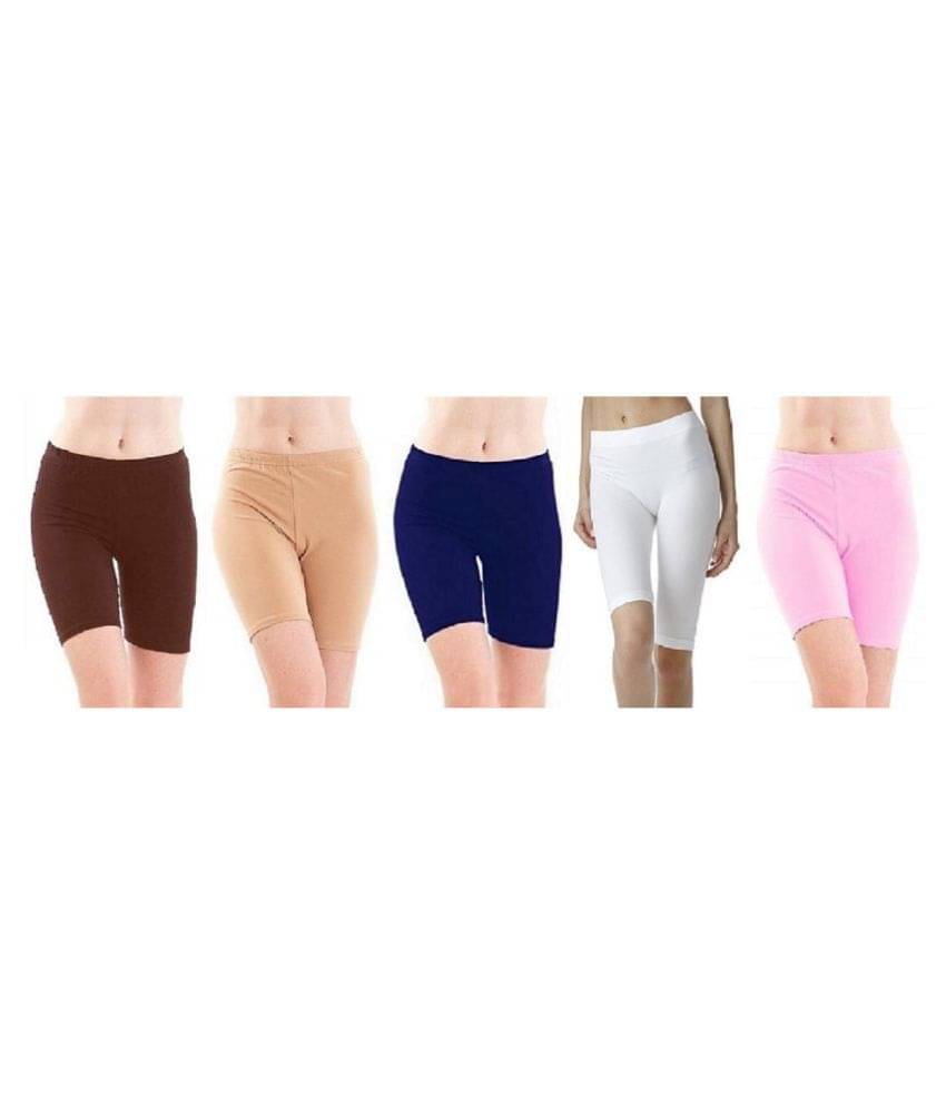     			FeelBlue Cotton Hot Pants - Multi Color