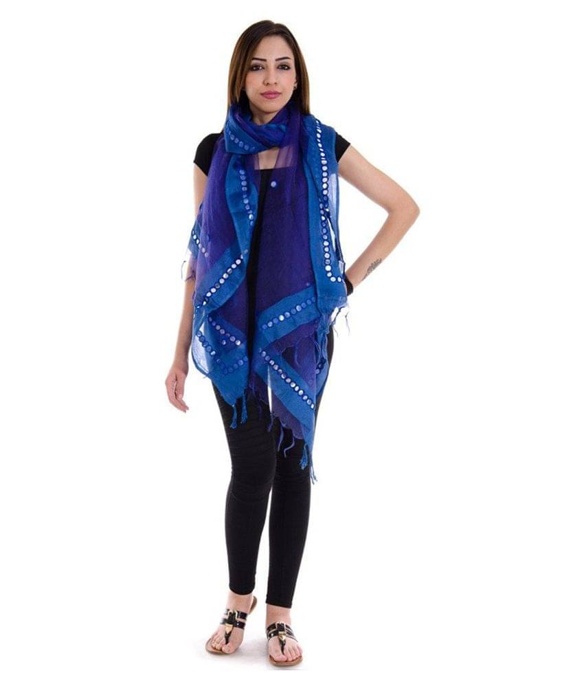Indian Handicraft Multicoloured Tissue Dupatta     			Indian Handicraft Multicoloured Tissue Dupatta