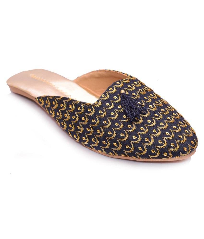     			Raj - Blue Women's Mules