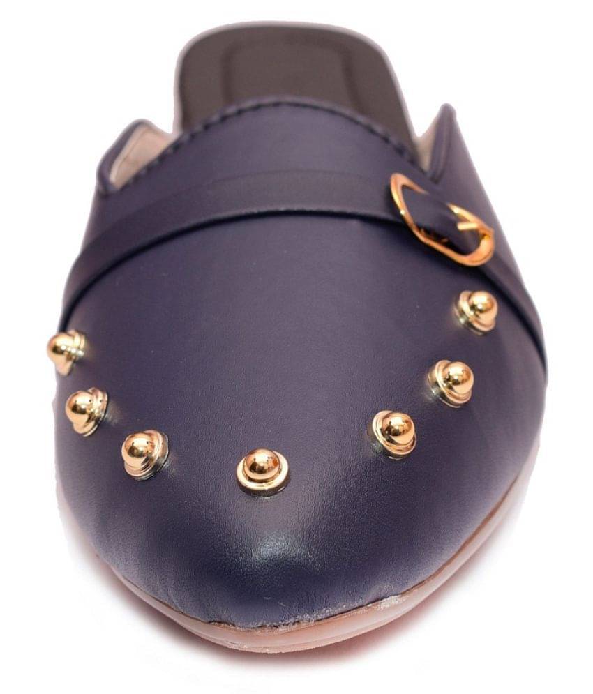     			Raj - Blue Women's Mules