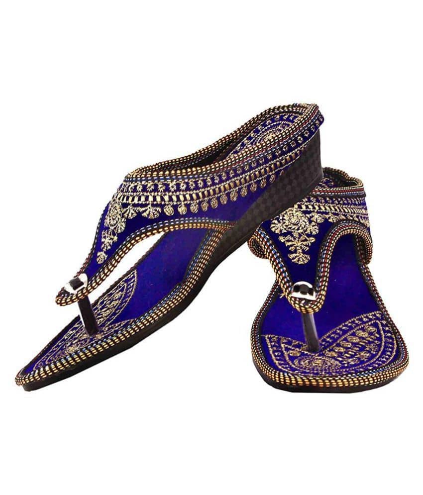 Raj - Blue Women's Flats