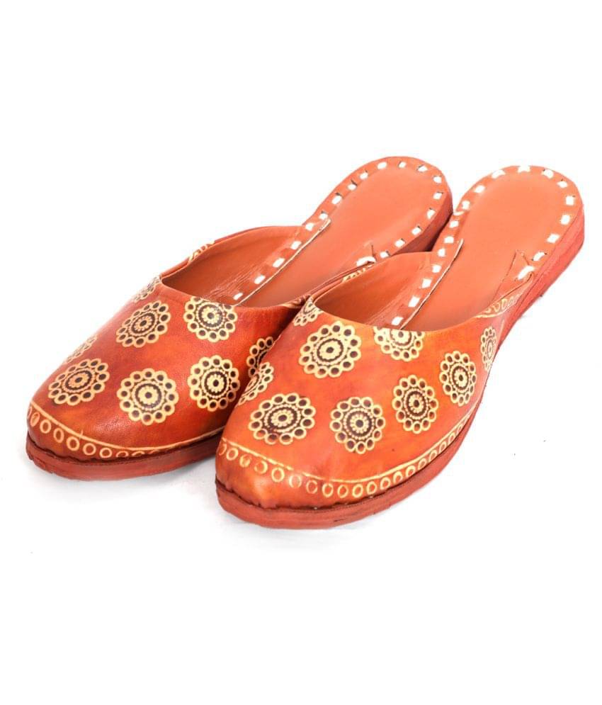     			Raj - Brown Women's Mules