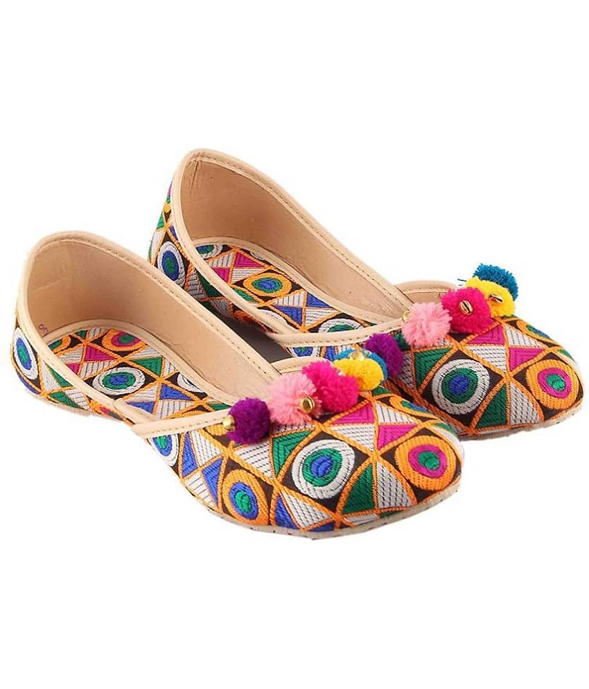Raj Multi Color Ethnic Footwear - Ethnic Shoes | Buy online on ZillyBuy