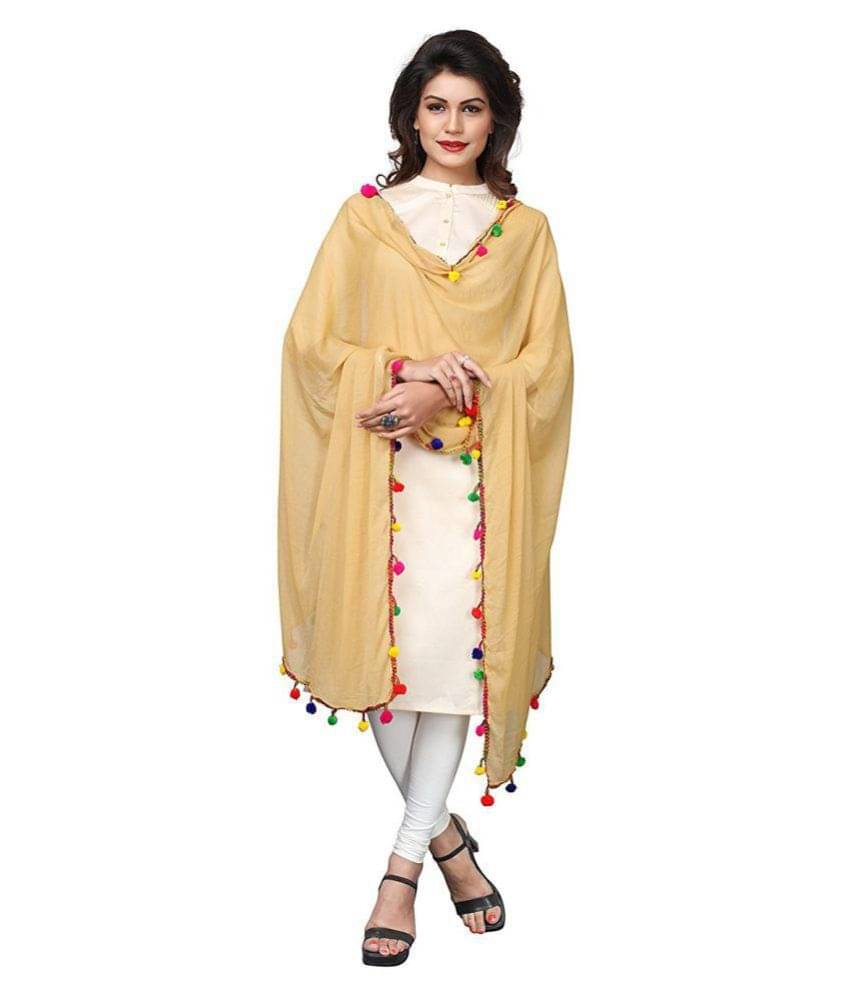 Raj Beige Chiffon Dupatta Raj Beige Chiffon Dupatta