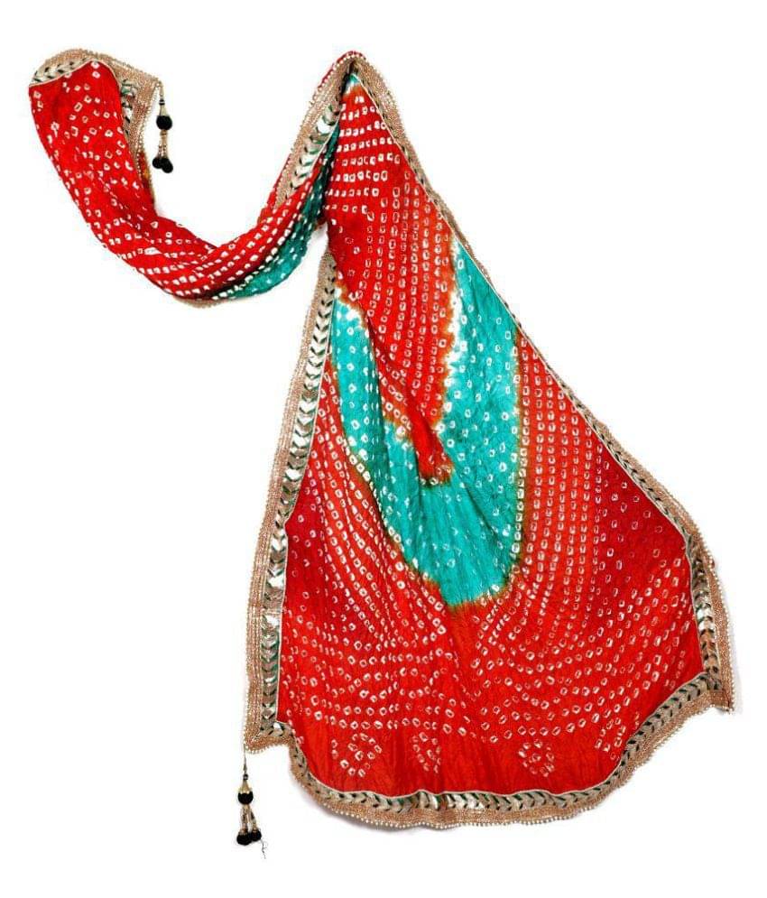 Raj Multicoloured Art Silk Dupatta Raj Multicoloured Art Silk Dupatta