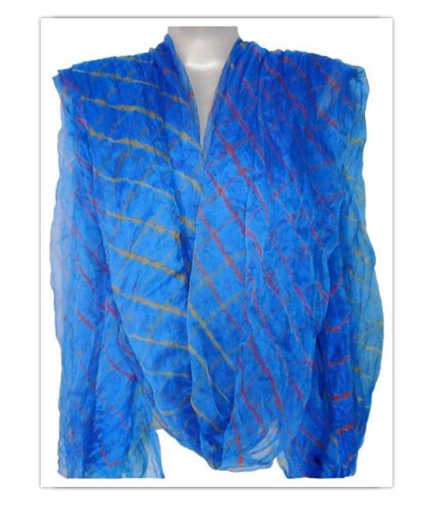 Raj Multicoloured Chiffon Leheria Dupatta Raj Multicoloured Chiffon Leheria Dupatta