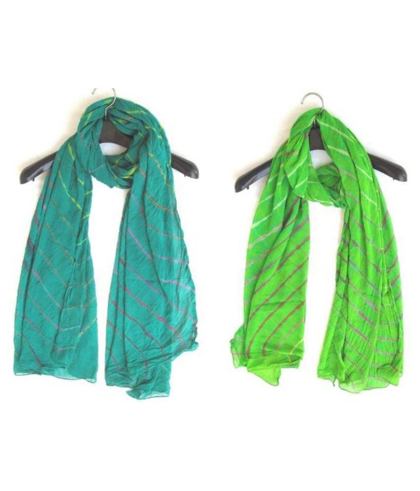 Raj Multicoloured Chiffon Leheria Dupatta Raj Multicoloured Chiffon Leheria Dupatta