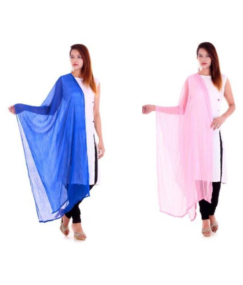 Raj Multicoloured Chiffon Self Dupatta Raj Multicoloured Chiffon Self Dupatta