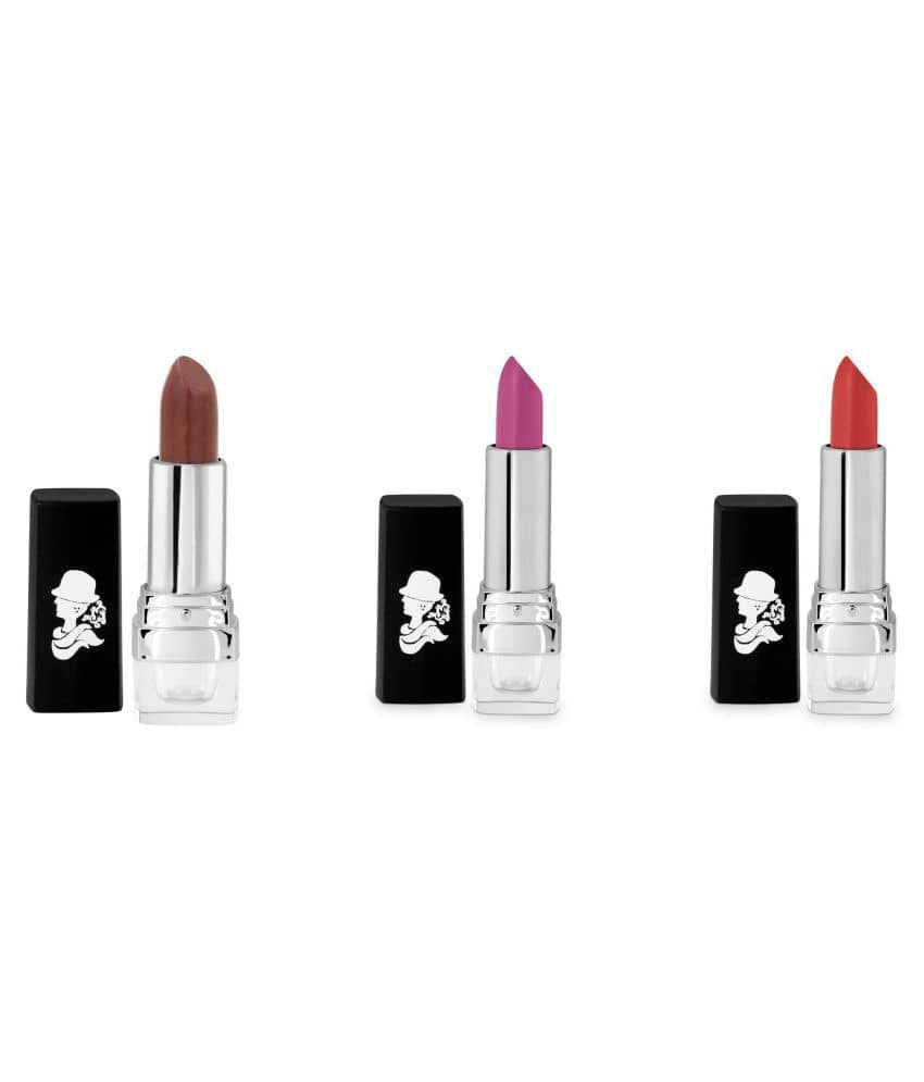 Greyon Moisturizing Lipstick 75-87-89 Multicolor Pack of 3