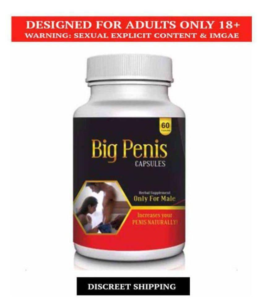 Big Penis Herbal Penis Enlargement 60 Capsule Pack For Men