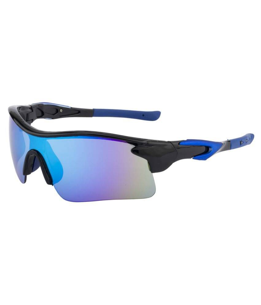     			Clark n' Palmer - Blue Wrap Around Sunglasses ( SM 116 )